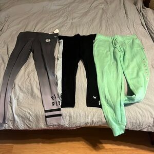 3 pairs of Victorias Secret PINK tights
